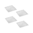 thumbnail image 3 of 4 Pieces Silicone Furniture Foot Pads Chair Feet Floor Protector Pad Easy to Use Square 4cmx4cm, 3 of 9