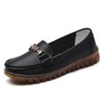 thumbnail image 1 of Zapatos Vestir Mocasines Elegantes Planos para Mujer Slip On Penny Casual Negocios Ligeros, 1 of 8