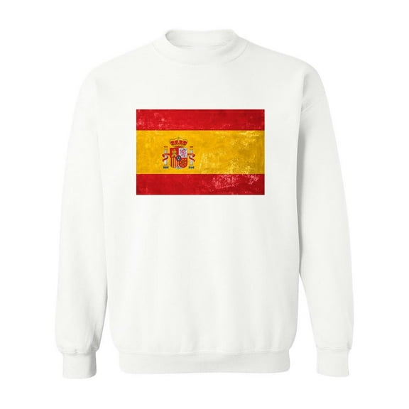 Spain Flag Design. Sweatshirt Men -Image by Shutterstock, Male 5X-Large