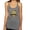 Premium Heather, variant on Softball Mom Animal Print Girl Sports Tri-Blend Racerback Tank Top, Shocking Pink, Medium