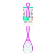Glam & Beauty Dual Sided Bath Brush with Ergonomic Long Handle