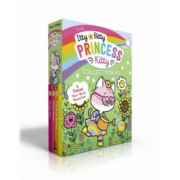 Itty Bitty Princess Kitty The Itty Bitty Princess Kitty Collection #3 (Boxed Set): Tea for Two; Flower Power; The Frost Festival; Mystery at Merma, (Paperback)