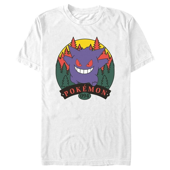 Men's Pokemon Icon Gengar 094  Graphic T-Shirt