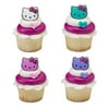 Hello Kitty - Happy Everything Cupcake Rings - 24 Count