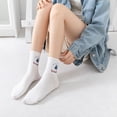 thumbnail image 3 of Calcetines de oso para niñas, calcetines japoneses bonitos de moda para primavera y verano, calcetines de algodón, calcetines blancos finos de verano coreanos, 3 of 5
