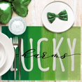 thumbnail image 3 of St. Patrick''s Day Green Placemats Set of 4, Lucky Charms Vintage Dining Table Place Mats, Irish Holiday Kitchen Decor Home Decoration 12 x 18 Inch, 3 of 5