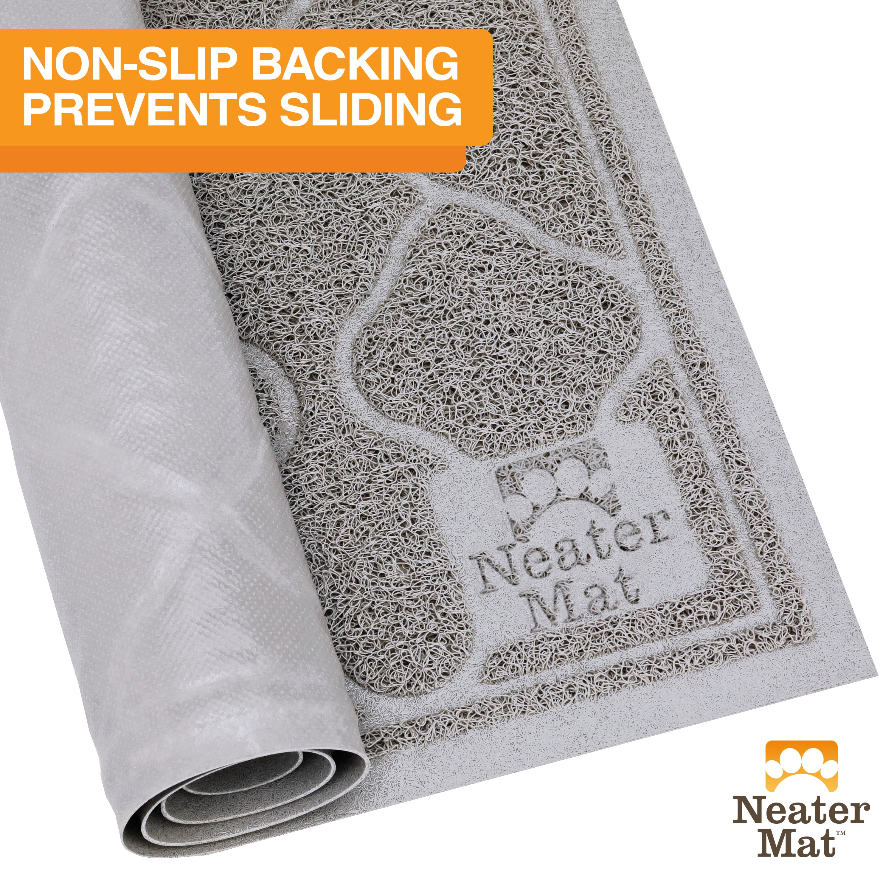 Neater Pets Neater Mat Litter Trapping Mat, Grey, 20" x 30"