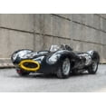 thumbnail image 4 of Stephen Chambers 32x25 White Modern Wood Framed Wall Art Titled - Jaguar D Type 1, 4 of 6
