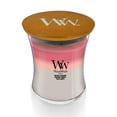 thumbnail image 2 of Candle WoodWick, tamaño mediano, diseño de trilogía con forma de reloj de arena, 2 of 5