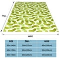 thumbnail image 5 of Throw Blanket New Dill Pickles Ultra- Soft Micro Fleece Blanket Throw 50"" x40 Cozy Luxury Bed Blanket for Bed Sofa Couch Living Room Fall Spring Winter Use Throw Blanket for Men Womens BONLOR, 5 of 6