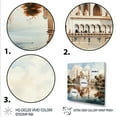 thumbnail image 3 of Designart "Elegance of White Emirates Sheikh Zayed Mosque III" Spiritual Framed Wall Art - Global White Islam Hallway Framed Wall Art Decor, 3 of 6