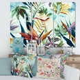 thumbnail image 2 of Designart ' VIntage Tropical Flowers I ' Tropical Canvas Wall Art Print, 2 of 3