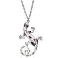 thumbnail image 1 of Enamel Alloy Gecko Lizard Necklace Choker Animal Drop Dangle Jewelry For Women Girls Teen Kids Charms Gift Accessory Bulk--Red-2-Product code 30183 Red-2, 1 of 4