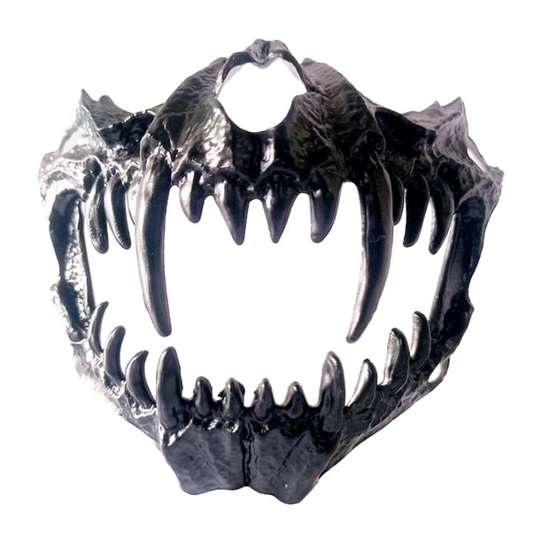 Masque Crâne Animal Halloween Cosplay - Tigre, Yaksha, Dragon, Tengu, Loup-Garou En Résine, Effrayant Et Réaliste
