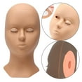 thumbnail image 2 of Baohd Silicone Training Mannequin Head for Training Profession Use Face Head Coffee Head Mold, 2 of 9