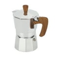 thumbnail image 2 of Moka Pot, Heat Resistant Thermal Insulation Coffee Pot  For Kitchen 3 Cup, 2 of 8