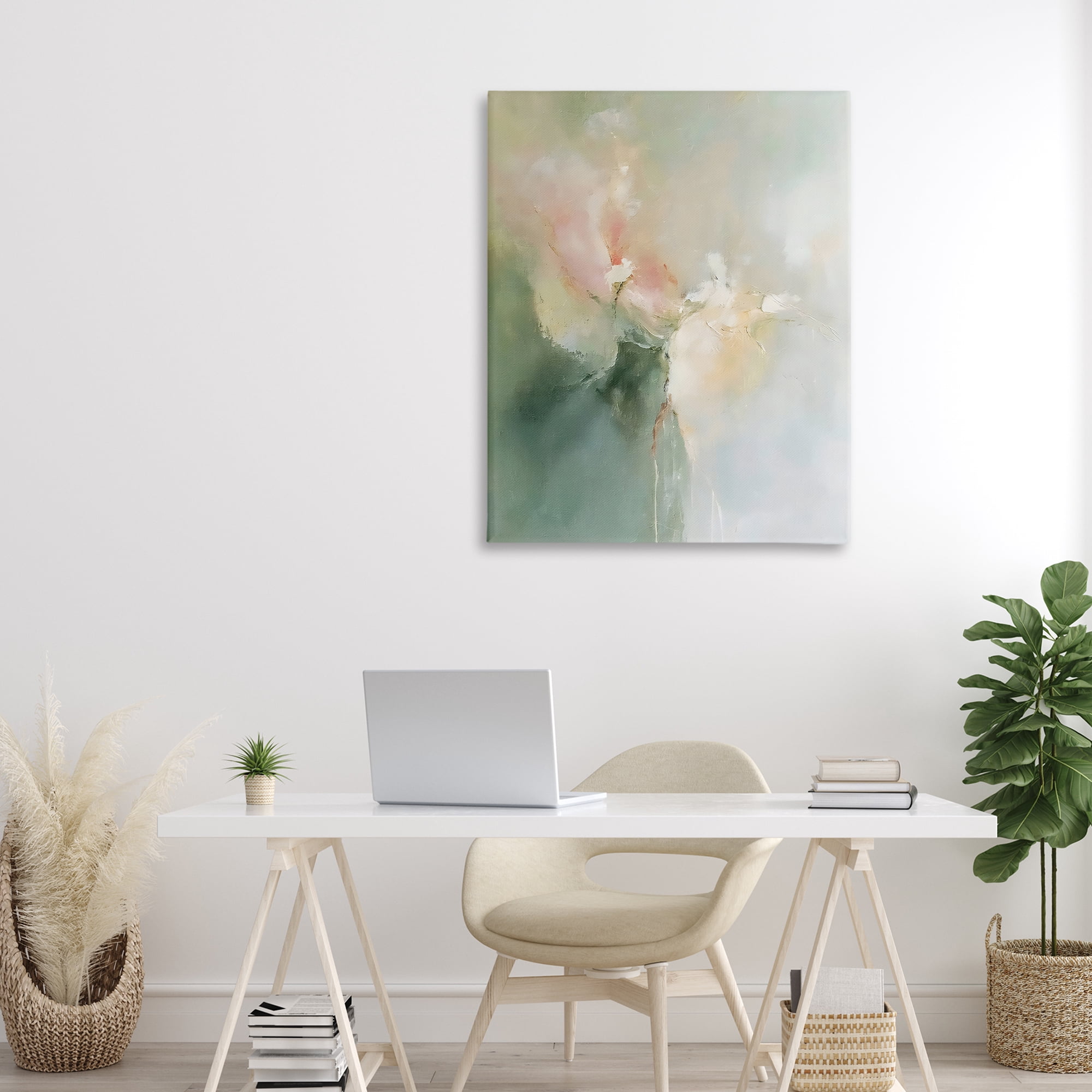 Stupell Industries Ethereal Brushwork Abstraction Canvas Wall Art, design by Riley B