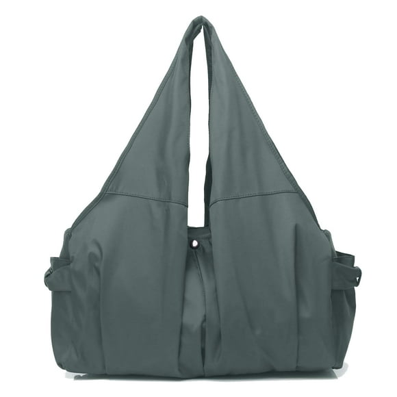 Shoulder Bag for Women, Waterproof Shopping Lightweight Work Purse and Handbag Travel Beach Tote Nylon Large Capacity Hobo (8022-GREY)