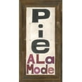 thumbnail image 2 of Shamp, Cindy 12x18 White Modern Wood Framed Museum Art Print Titled - Pie Ala Mode, 2 of 4