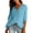 278#Sky Blue, variant on Linen Shirts for Women - 2026 Summer Embroidered Tops 3/4 Sleeve V Neck Peasant Blouses Casual Vacation Clothe Hot Pink 2XL