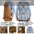 thumbnail image 4 of Compre el delantal GIDABRAND de lona encerada para hombre y mujer, 4 of 9