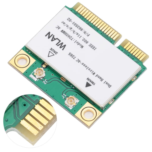 Tarjeta De Red, Tarjeta De Red De Doble Banda Estructura Estable Bluetooth 4.2 Rendimiento Para Win 7/Win 8/win10