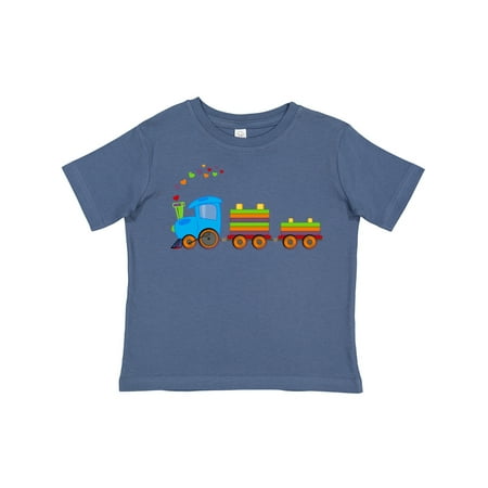 

Inktastic Colorful Toy Train Gift Toddler Boy or Toddler Girl T-Shirt