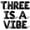 Black, variant on Letter Balloons - THREE IS A VIBE 16" Inch Alphabet Letters Foil Mylar Balloon 3rd Birthday Party Banner (Green)