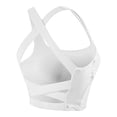 thumbnail image 4 of Gunia Built In Bra Womens White Tank Top Shockproof Running Sports Bra With Padded Inserts Back Yoga For Training Workout Vest Tank Tops For Women Camisole, 4 of 4