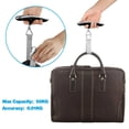 thumbnail image 2 of Báscula para equipaje de viaje, báscula digital portátil para equipaje, máx. 50 kg/110 lb (LB, g, oz, kg), báscula con gancho para viajes, compras, correo postal, uso doméstico y al aire libre, 2 of 5