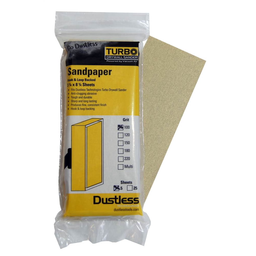 100 Grit Sandpaper Set of 5