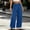 Blue, variant on Olyvenn Solid Elastic Waist Pocket Pants Women's Plus Skinny Slim Fit Female Casual Leisure Waist Fashion Women Drawstring for 2022 Women Tops Khaki XXXL