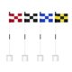 thumbnail image 1 of Set de Banderines de Golf KINGTOP 90 cm Portátil 4 Unidades para Interior y Exterior, 1 of 9