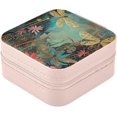 thumbnail image 2 of Coolnut Travel Small Jewelry Case Beautiful Wildflowers and Butterflies Jewelry Organizer Jewelry Box Birthday Gifts Women Mom Friends Female Sister Bridesmaid Girl Gifts Idea63 Women Gifts, 2 of 7