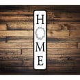 thumbnail image 2 of Vertical Home Aluminum Metal Decor Sign - 4x18 inches, 2 of 4