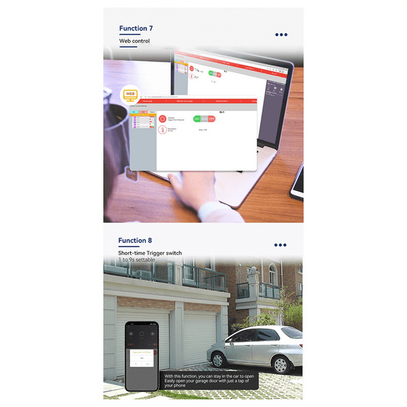 Smart 4G LTE Remote Controller DL1-WLTE 30A Relay ON/OFF Switch with Sensor Dial SMS WEB APP Control DL1-WLTE-T
