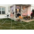 thumbnail image 4 of Halloween Decorations Big Spider 4.9 Ft Black Soft Hairy Scary Spider Fake Large Pops for Halloween Outdoor Yard Party, 4 of 7