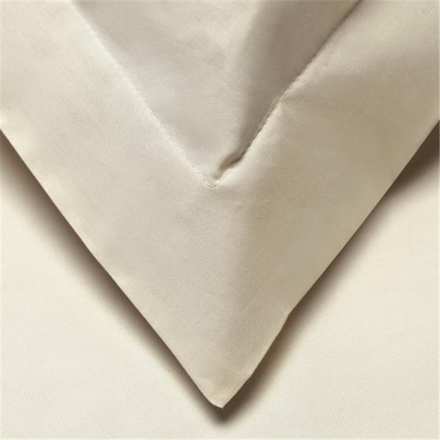 Luxor Treasures P300FQDC SLIV 300 Full & Queen Duvet Cover Set, Percale Solid Patterned - Ivory