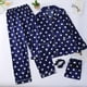 thumbnail image 5 of Conjuntos de pijamas de 7 piezas para mujer, pijamas de seda sintética, conjuntos de ropa de dormir para mujer, ropa de casa de primavera y verano Fridja  nalpqowj16885, 5 of 7