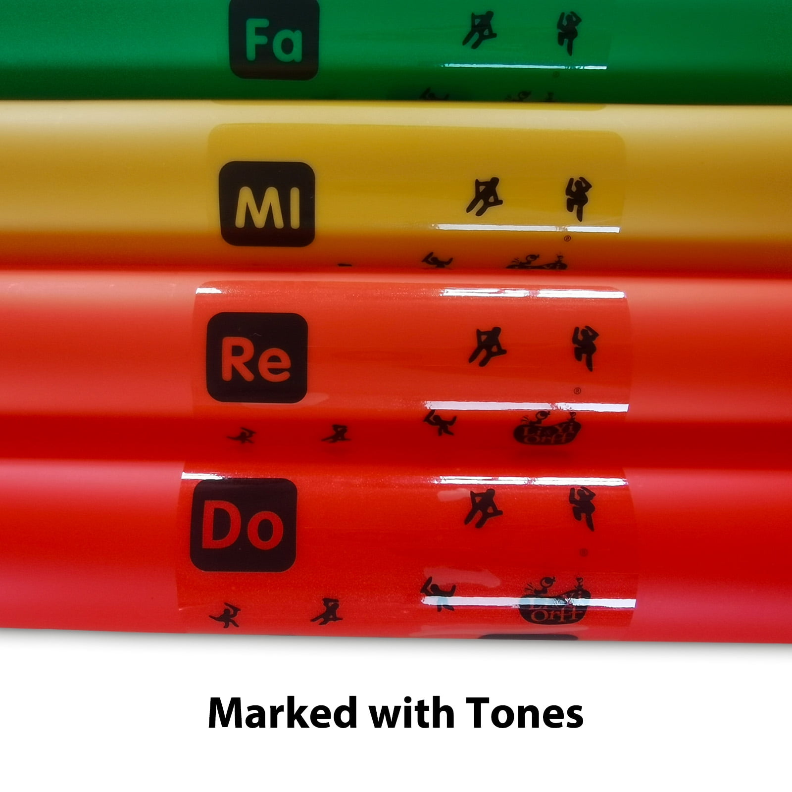 Set De 7 Tubes Sonores Tuning Percussion – Cloches Colorées En ABS Avec Notes – Pour éveil Musical, Rythme, Créativité – Dès 3 Ans, Intérieur/extérieur