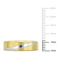 thumbnail image 2 of Everly Men's 14k White Gold Wedding Ring, 2 of 8