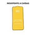 thumbnail image 3 of Mica De Cristal Templado 9D Negro Motorola G9 Play FUN CASE Pantalla Completa Borde Orilla, 3 of 5