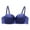 Blue, variant on Bovxnpu Summer Bras for Women, Womens Push Up Everyday Bras, Women's Daily Adjustable Underwear Gathered Thin Bra Without Steel Ring 34