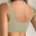 thumbnail image 6 of iHPH7 Bras for Women Front Closure Back Support Posture Bra Full Coverage Mastectomy Bralettes Senior Comfort Bras Daisy Bras for Older Women Padded Bras for Women Green S, 6 of 6