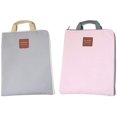 thumbnail image 2 of 2Pcs Canvas Laptop Bag Tablet Documents Office Files Storage Briefcase for Work Business Travel Large Capacity, 2 of 7