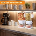thumbnail image 7 of Cereal Dispenser Countertop 2 Pack with Bowls Spoons Cutlery Box,5.5 QT Dry Food Dispenser Snack Organizer Containers Storage with Lids for Pantry Kitchen Organization Oatmeal Nut Granola Candy, 7 of 7