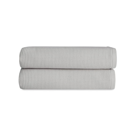 Cozy Earth Waffle Bath Towels - 60% Cotton 40% Viscose from Bamboo Bath Towels 30 x 58 Inches - Soft & Absorbent Terry, Reversible Mini Textured Waffl