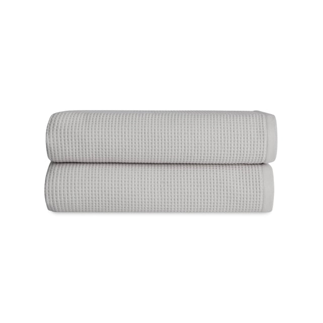 Cozy Earth Waffle Bath Towels - 60% Cotton 40% Viscose from Bamboo Bath Towels 30 x 58 Inches - Soft & Absorbent Terry, Reversible Mini Textured Waffl