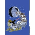 thumbnail image 2 of Men's Star Wars Darth Vader Starry Sleigh Graphic Tee Royal Blue Heather 2X Large, 2 of 5