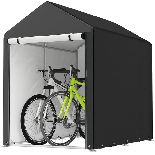 Outsunny 4 x 6ft Outdoor Storage Shed Tent for Motorcycle Bike Garden Tool